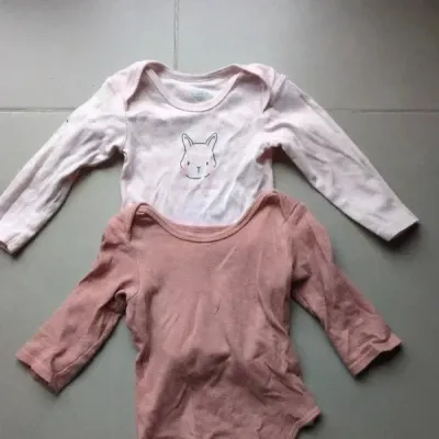 Adorable lot de 2 bodies filles 23-24 mois